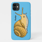 Cute yellow slak cartoon illustratie Case-Mate iPhone case (Achterkant)