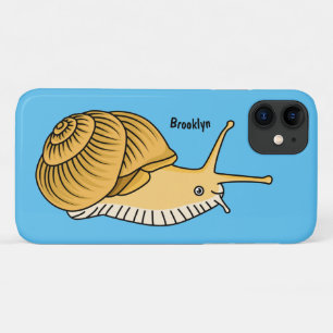 Cute yellow slak cartoon illustratie Case-Mate iPhone case