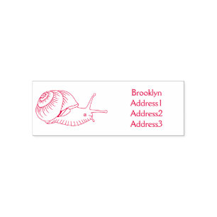 Cute yellow slak cartoon illustratie  zelfinktende stempel