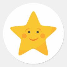 Cute yellow star
