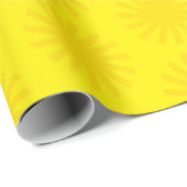Cute yellow sun patroon modern, leuk, helder cadeaupapier (Rol Hoek)