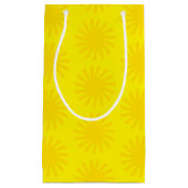 Cute yellow sun patroon modern, leuk, helder klein cadeauzakje (Voorkant)