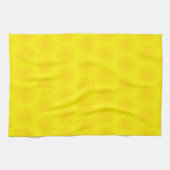 Cute yellow sun patroon modern, leuk, helder theedoek (Horizontaal)