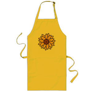 Cute Yellow Sunflower Summer  Lang Schort