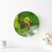 Cute Yellow Zee Horse Ocean Life Clock Grote Klok (Huis)