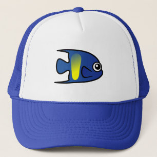 Cute Yellowbar Angelfish Trucker Pet
