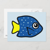 Cute Yellowtail Damselfish Briefkaart (Voorkant / Achterkant)