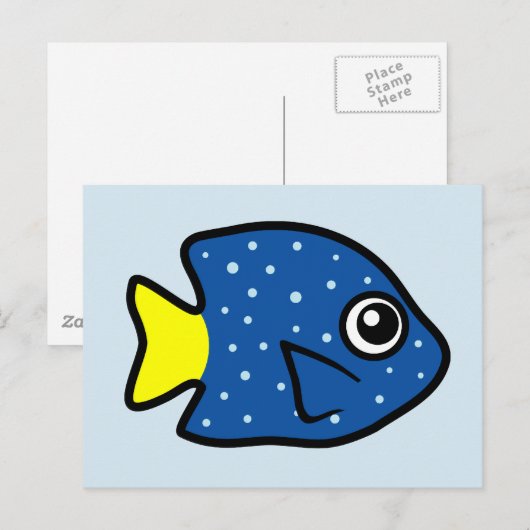 Cute Yellowtail Damselfish Briefkaart (Voorkant / Achterkant)