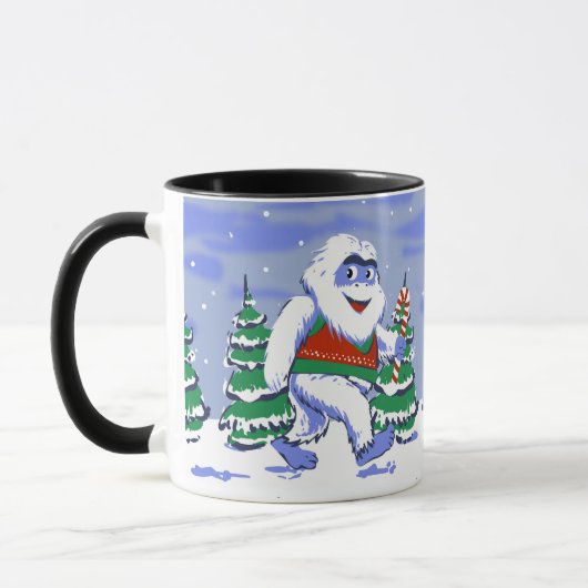 Cute yeti christmas in forest mok (Links)