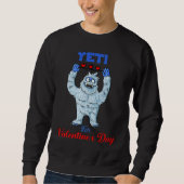 Cute Yeti For Valentine's Day Trui (Voorkant)
