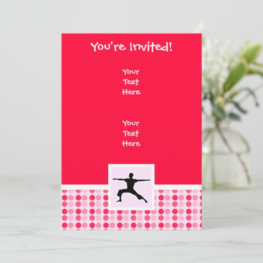 Cute Yoga Kaart (Staand voorkant)