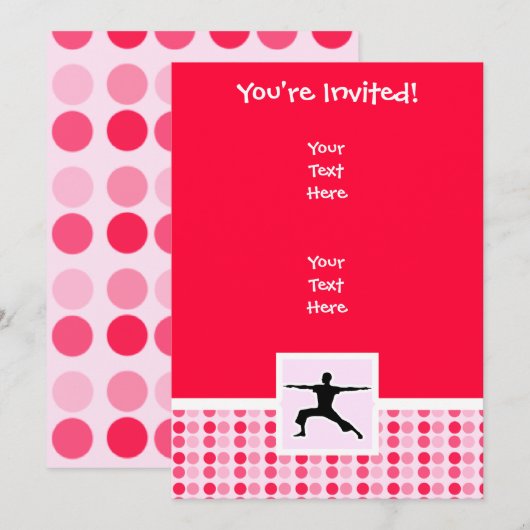 Cute Yoga Kaart (Voorkant / Achterkant)