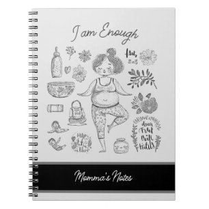 Cute Yoga Ma Coloring Notitieboek