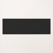 Cute Yoga Mat Yogi Modern Unique Meditation Black (Achterkant (horizontaal))