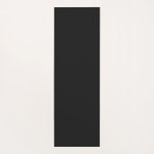 Cute Yoga Mat Yogi Modern Unique Meditation Black (Achterkant)