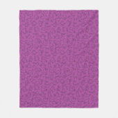 cute yoga pet cat pattern purple background fleece deken (Voorkant)