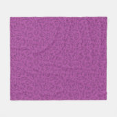 cute yoga pet cat pattern purple background fleece deken (Voorkant (Horizontaal))