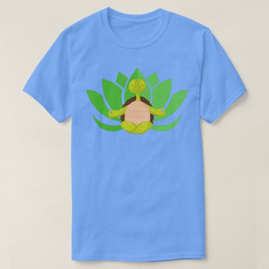 Cute Yoga Turtle Turtle Doing Yoga T-shirt (Design voorkant)