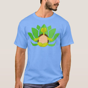 Cute Yoga Turtle Turtle Doing Yoga T-shirt