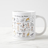 Cute yogi cats jumbo mok koffie (Rechts)