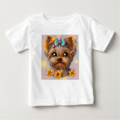 Cute Yorkie Kawaii Puppy (Voorkant)