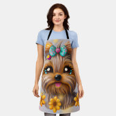 Cute Yorkie Kawaii Puppy Schort (Gedragen)