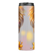 Cute Yorkie Kawaii Puppy Thermosbeker (Achterkant)