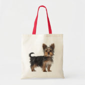 Cute Yorkie Lover Puppy Dog Yorkshire Terrier Tote Bag (Voorkant)