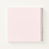 Cute Yorkie met een roze bus Notitieboek (Achterkant)