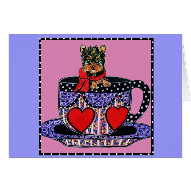 Cute Yorkie Poo (Voorkant Horizontaal)