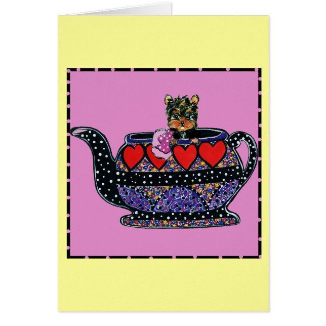 Cute Yorkie Poo (Voorkant)