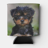 Cute Yorkie Puppy Blikjeskoeler (Voorkant)