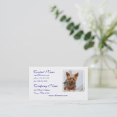 Cute Yorkie Visitekaartje (Staand voorkant)