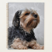 Cute Yorkie Yorkshire Terrier Sunbathing  Planner (Voorkant)