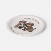 Cute Yorkshire Puppies Papieren Bordje (Gekanteld)