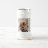 Cute Yorkshire Terrier Beer Stein Bierpul (Center)