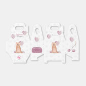 Cute Yorkshire Terrier Birthday Bedankdoosjes (Uitgevouwen)