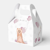 Cute Yorkshire Terrier Birthday Bedankdoosjes (Voorkant Zijde)