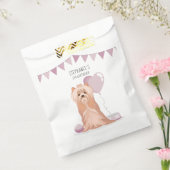 Cute Yorkshire Terrier Birthday Bedankzakje (Gezegeld)