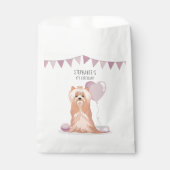 Cute Yorkshire Terrier Birthday Bedankzakje (Voorkant)