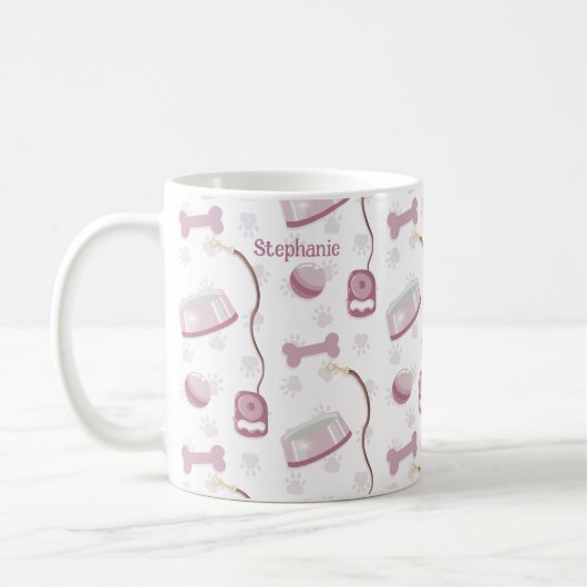 Cute Yorkshire Terrier Birthday Coffee Mok (Links)