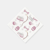 Cute Yorkshire Terrier Birthday Napkins Servet (Hoek)
