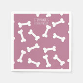 Cute Yorkshire Terrier Birthday Napkins Servet (Voorkant)