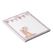 Cute Yorkshire Terrier Birthday Notitieblok (Schuin)