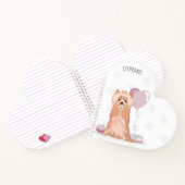 Cute Yorkshire Terrier Birthday Notitieboek (Binnen)