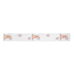 Cute Yorkshire Terrier Birthday Satin Ribbon Satijnen Lint