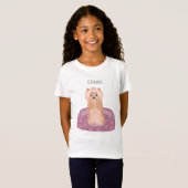 Cute Yorkshire Terrier Birthday T-Shirt (Voorkant volledig)