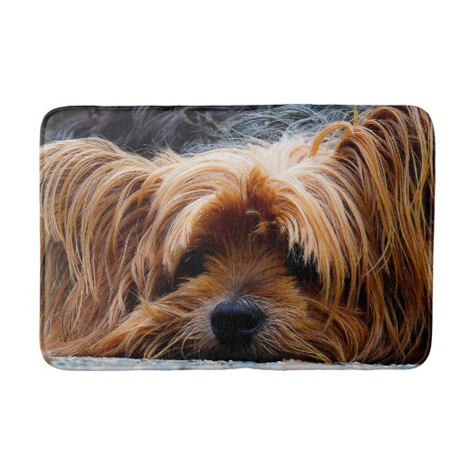 Cute Yorkshire Terrier Dog Badmat (Voorkant)