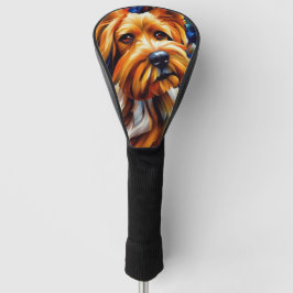 Cute Yorkshire Terrier Dog Golfheadcover