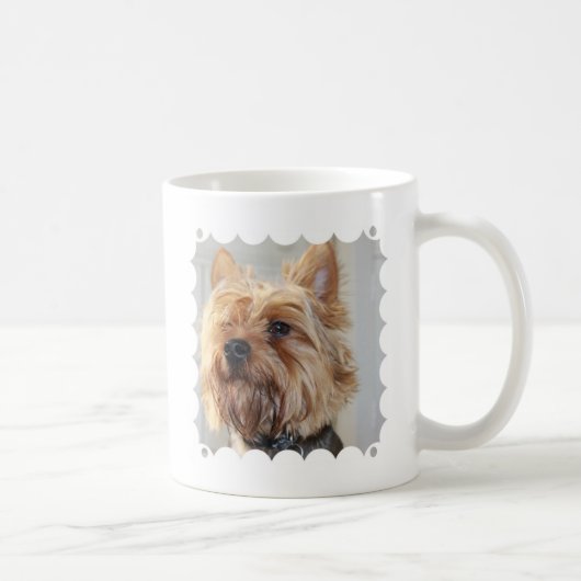 Cute Yorkshire Terrier Koffiemok (Rechts)